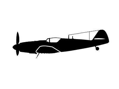 Sticker Avia S-199 2 (15cm Black) - image 1