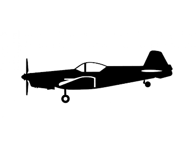 Sticker Zlin Z-526 (15cm Black) - image 1