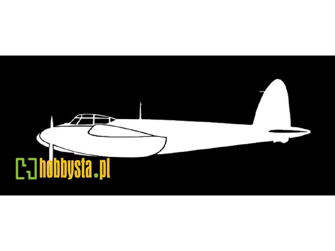 Sticker D.H.98 Mosquito (18cm White) - image 1 Sticker D.H.98 Mosquito (18cm White) - image 1