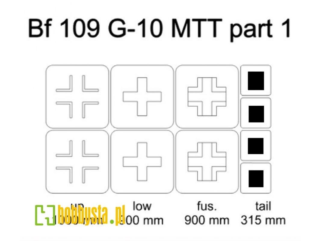 Bf 109 G-10 Mtt Mask Part 1 - image 1 Bf 109 G-10 Mtt Mask Part 1 - image 1