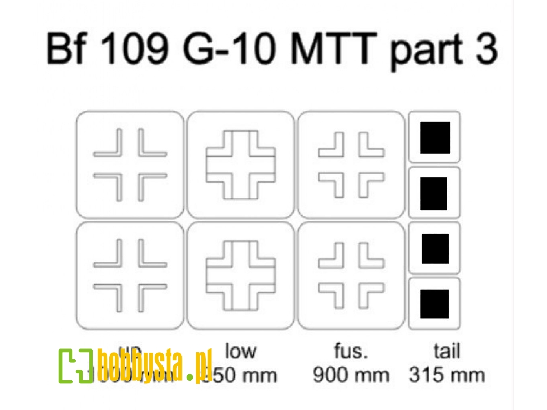 Bf 109 G-10 Mtt Mask Part 3 - image 1 Bf 109 G-10 Mtt Mask Part 3 - image 1