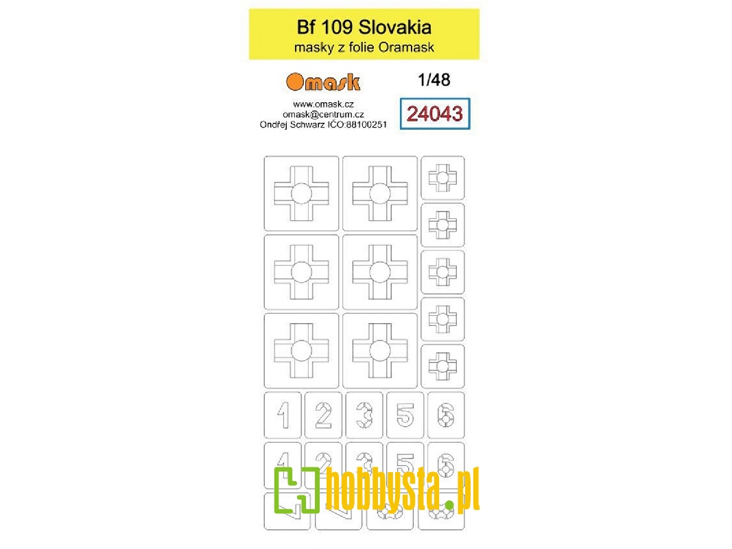 Bf 109 Slovakia Mask - image 1