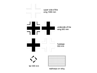 Messerschmitt Bf 109 G-6 - Masks For Crosses And Walkways - image 2