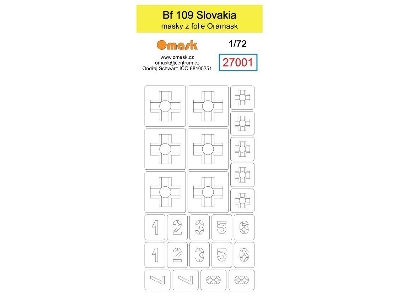 Bf 109 Slovakia Mask - image 1