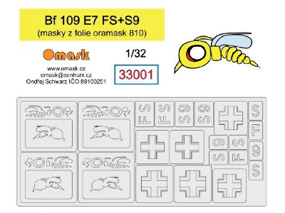 Bf 109 E7 (Fs+s9) Mask - image 1