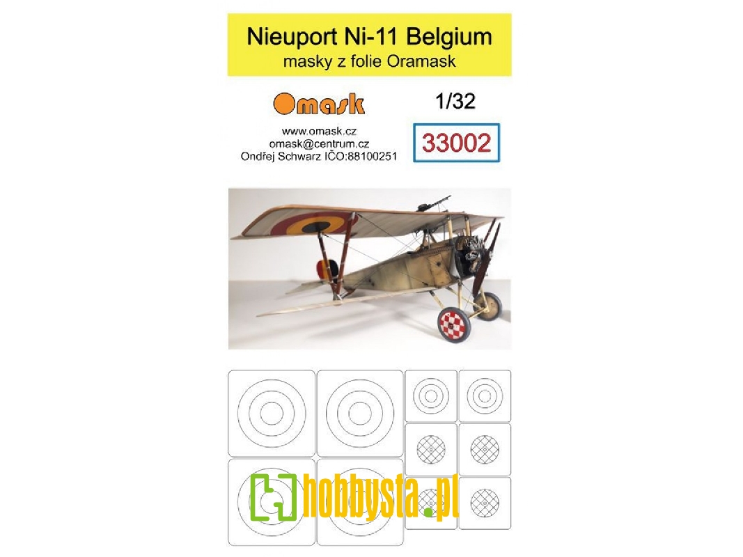 Nieuport Ni-11 Belgium Mask - image 1 Nieuport Ni-11 Belgium Mask - image 1