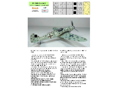 Bf 109k-4 White 5 (Masks For Crosses, Numbers And Spiral) - image 2