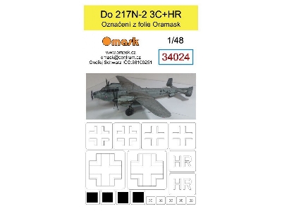 Do 217n-2 Mask (3c+hr) - image 1