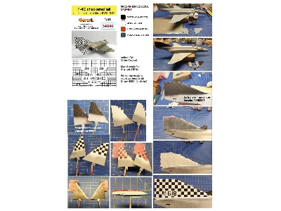 F-4c Checkered Tail Masks For Zoukei-mura Sws48-06 - image 2