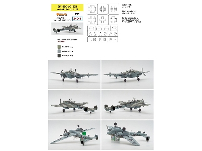 Bf 110d A2+dh Mask (For Eduard 11145) - image 2