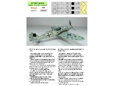 Bf 109k-4 White 5 (Masks For Crosses, Numbers And Spiral) - image 2