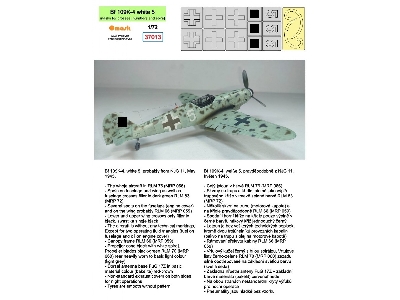 Bf 109k-4 White 5 (Masks For Crosses, Numbers And Spiral) - image 2