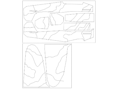 Spitfire Mk.Ii Camouflage Surfaces M.Feric Camo G Mask (For Eduard 11146) - image 1