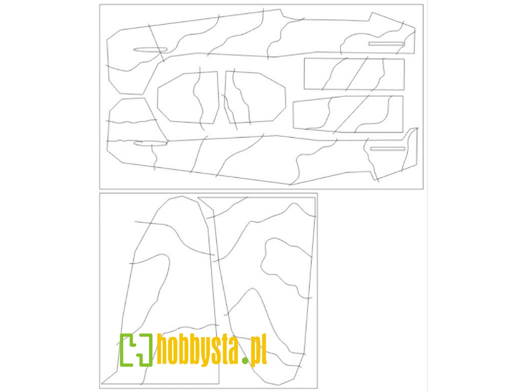 Spitfire Mk.I Camouflage Surfaces Mask (Camo F Eduard 11143) - image 1 Spitfire Mk.I Camouflage Surfaces Mask (Camo F Eduard 11143) - image 1