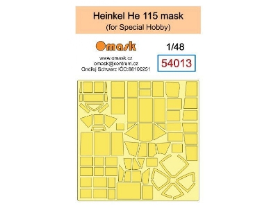 Heinkel He-115 Masks (For Special Hobby Kits) - image 1