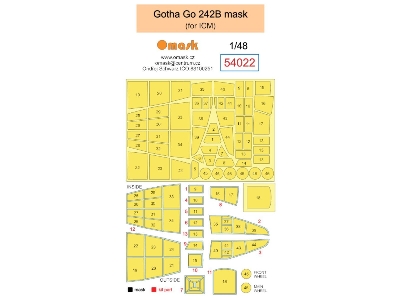 Gotha Go-242 B Mask (For Icm Kits) - image 1