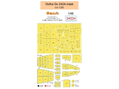 Gotha Go-242 A Masks (For Icm Kits) - image 1