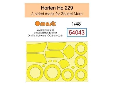 Horten Ho 229 Double-sided Masks (For Zoukei Mura Kits) - image 1