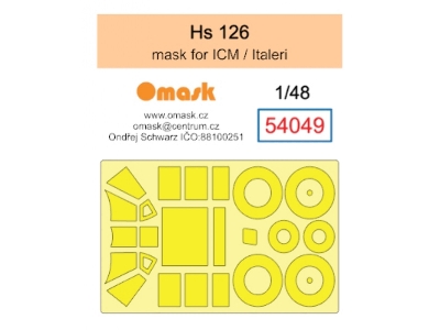 Henschel Hs 126 Masks (For Icm / Italeri Kiits) - image 1