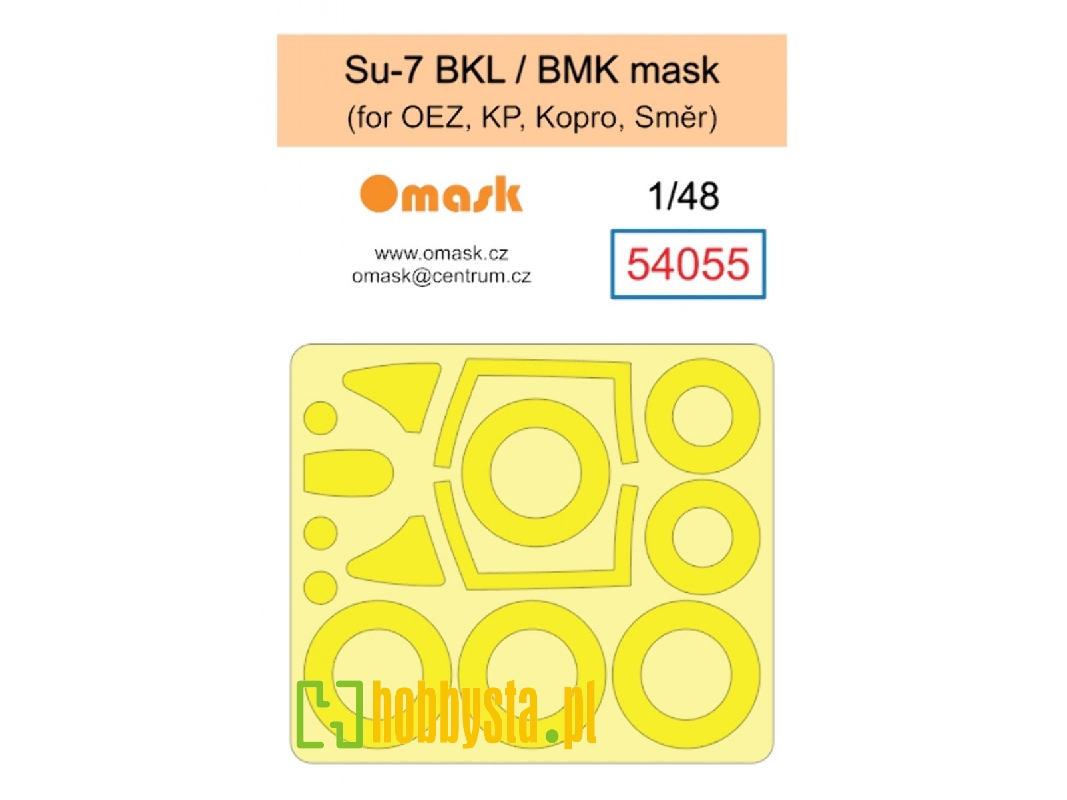 Su-7 Bkl / Bmk Mask (For Oez, Kp, Kopro, Směr) - image 1 Su-7 Bkl / Bmk Mask (For Oez, Kp, Kopro, Směr) - image 1