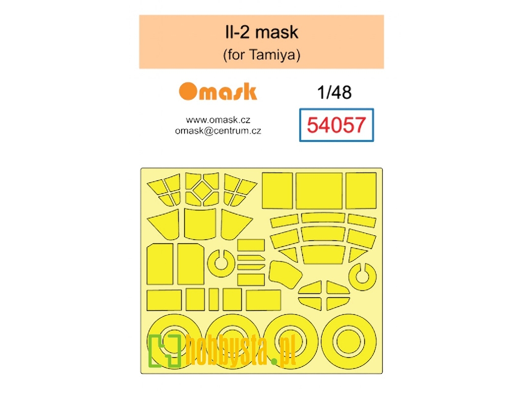 Il-2 Mask (For Tamiya) - image 1 Il-2 Mask (For Tamiya) - image 1