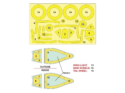 P-47d Thunderbolt Double Sided Mask (For Miniart) - image 2
