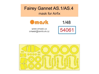 Fairey Gannet As.1/As.4 Mask (For Airfix) - image 1