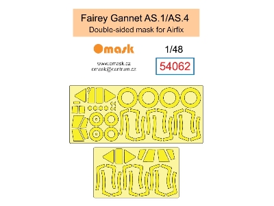 Fairey Gannet As.1/As.4 Double Sided Mask (For Airfix) - image 1