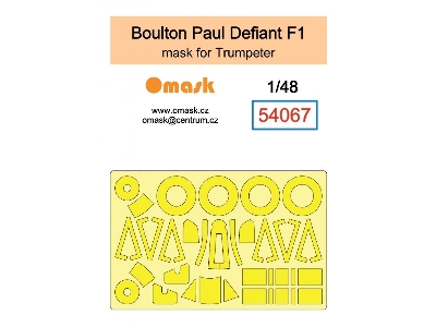 Boulton Paul Defiant F1 Mask (For Trumpeter) - image 1