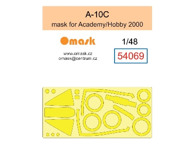 A-10c Mask (For Academy/Hobby 2000) - image 1