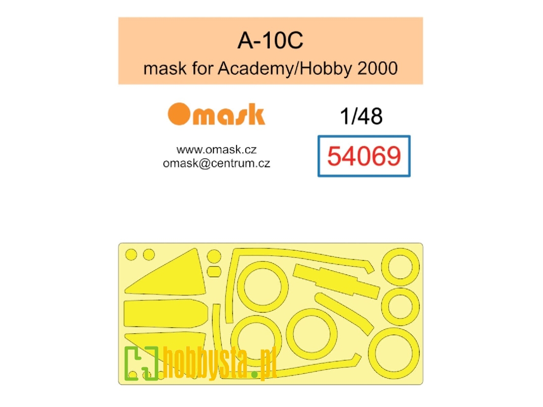 A-10c Mask (For Academy/Hobby 2000) - image 1 A-10c Mask (For Academy/Hobby 2000) - image 1