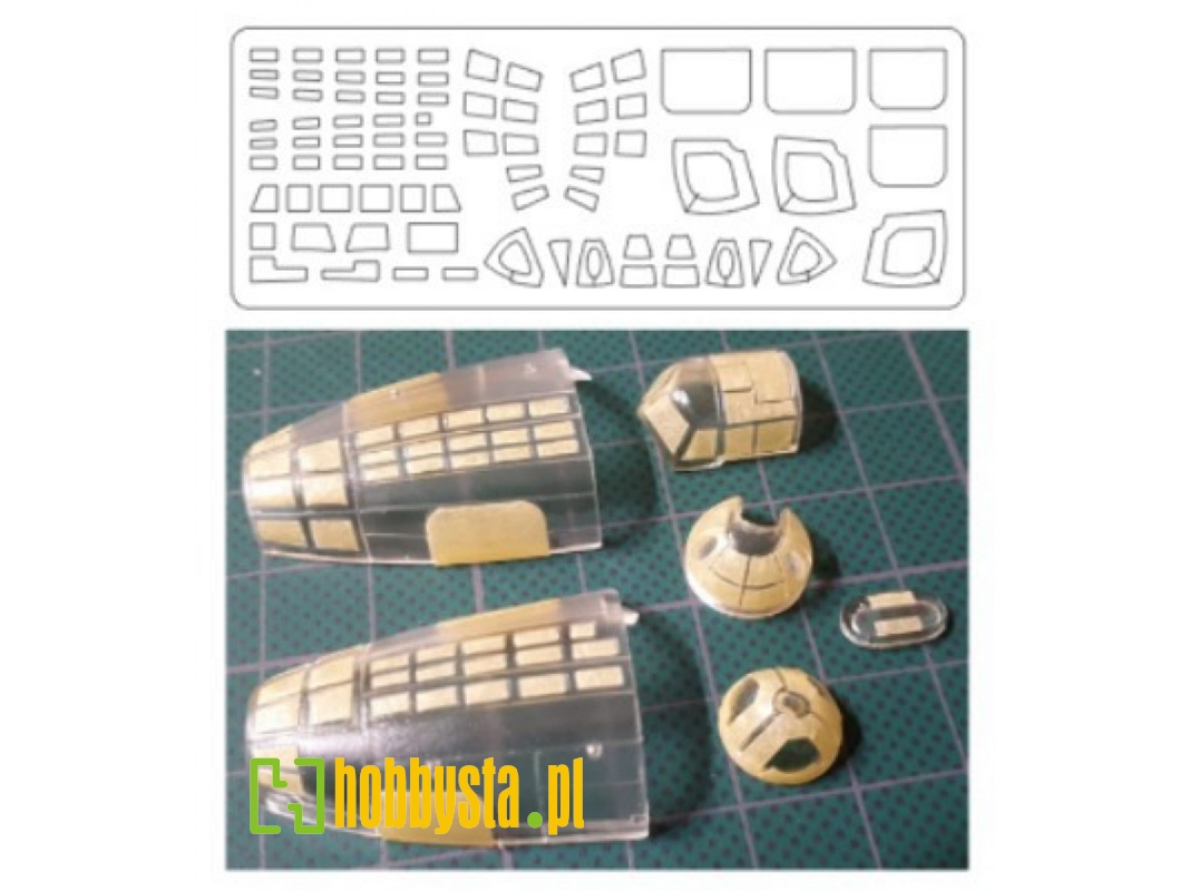 Ilyushin Il-4 Masks (For Zvezda Kits) - image 1 Ilyushin Il-4 Masks (For Zvezda Kits) - image 1