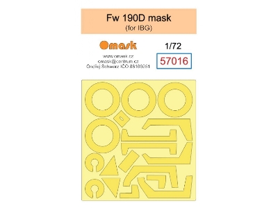 Focke-wulf Fw-190 D Masks (For Ibg Kits) - image 1