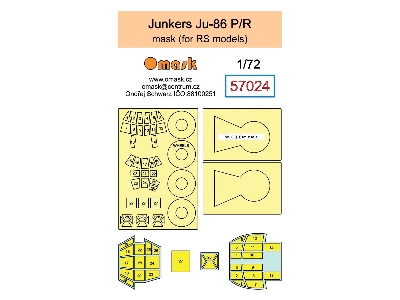 Junkers Ju-86 P/R Masks (For Rs Models Kits) - image 1