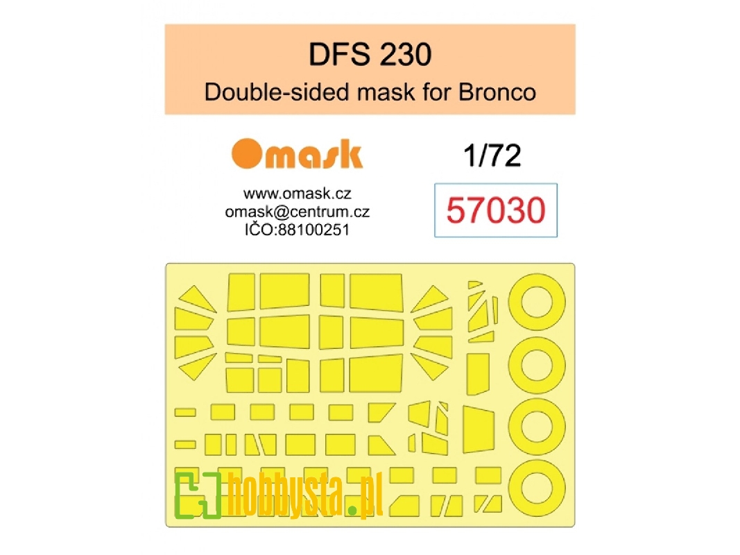 Dfs 230 Double-sided Masks (For Bronco Kits) - image 1 Dfs 230 Double-sided Masks (For Bronco Kits) - image 1