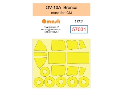 North American Rockwell Ov-10 Bronco A Masks (For Icm Kits) - image 1