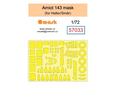 Amiot 143 Mask (For Heller/Směr) - image 1