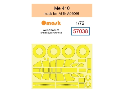 Me 410 Mask (For Airfix A04066) - image 1