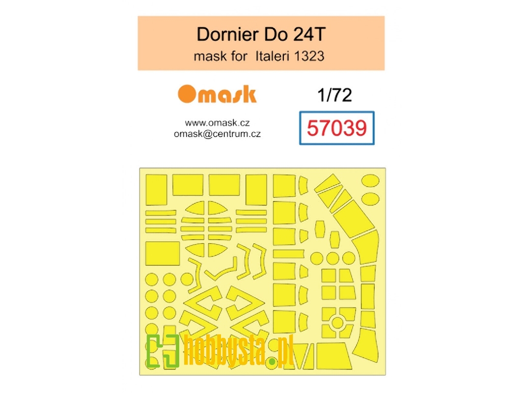 Dornier Do 24t Mask (For Italeri 1323) - image 1 Dornier Do 24t Mask (For Italeri 1323) - image 1