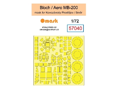 Bloch / Aero Mb-200 Mask (For Kovozávody Prostějov/Směr) - image 1