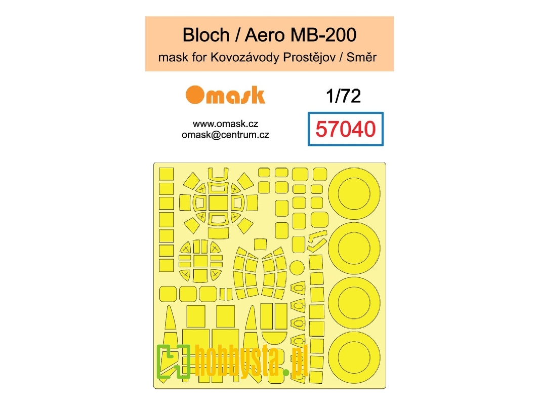 Bloch / Aero Mb-200 Mask (For Kovozávody Prostějov/Směr) - image 1 Bloch / Aero Mb-200 Mask (For Kovozávody Prostějov/Směr) - image 1