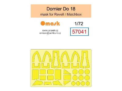 Dornier Do 18 Mask (For Revell/Matchbox) - image 1