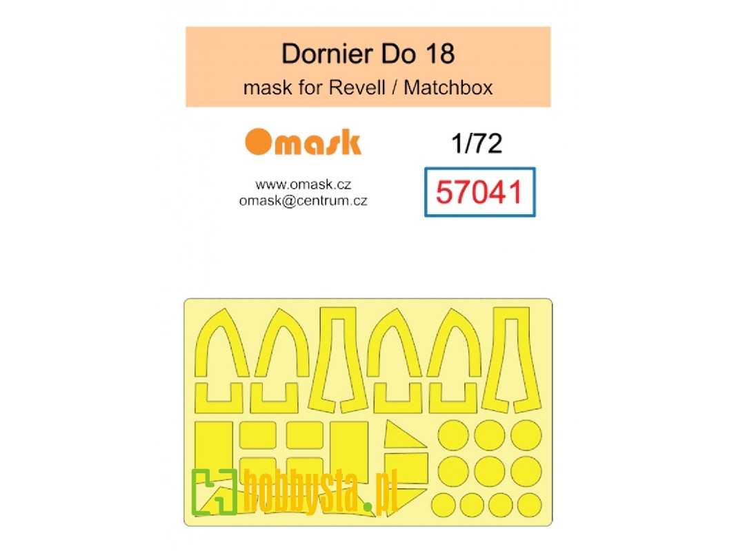 Dornier Do 18 Mask (For Revell/Matchbox) - image 1 Dornier Do 18 Mask (For Revell/Matchbox) - image 1