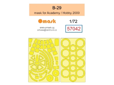 B-29 Mask (For Academy / Hobby 2000) - image 1
