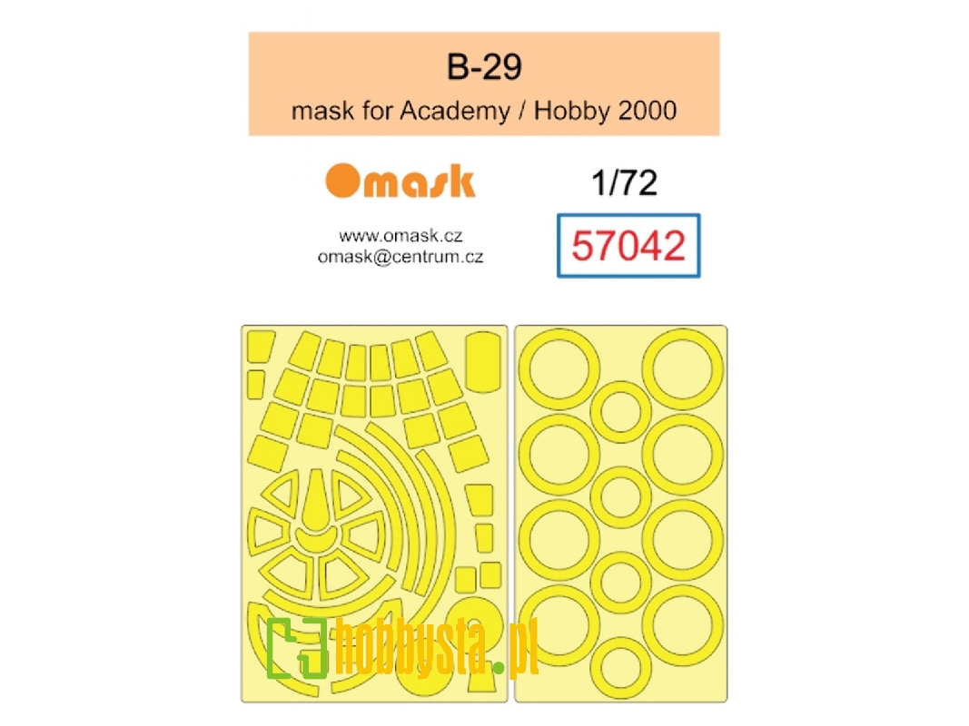 B-29 Mask (For Academy / Hobby 2000) - image 1 B-29 Mask (For Academy / Hobby 2000) - image 1