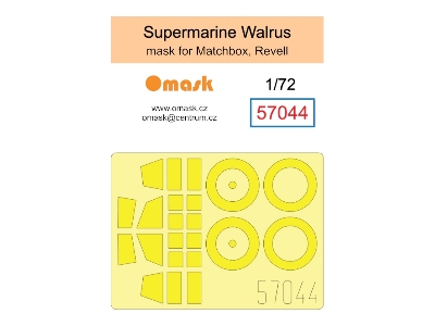 Supermarine Walrus - Mask (For Matchbox / Revell) - image 1