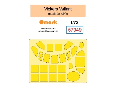 Vickers Valiant - Mask (For Airfix) - image 1