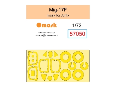 Mig-17 F - Mask (For Airfix) - image 1