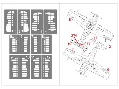 Grumman F4f Wildcat Masks (For Eduard Kits) - image 2
