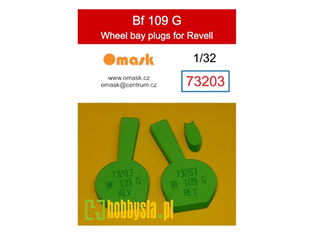 Bf 109 G Wheel Bay Plugs (For Revell 04665, 04888, 03829) - image 1 Bf 109 G Wheel Bay Plugs (For Revell 04665, 04888, 03829) - image 1